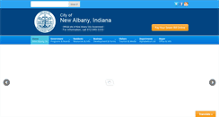 Desktop Screenshot of cityofnewalbany.com