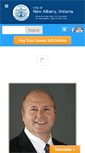 Mobile Screenshot of cityofnewalbany.com